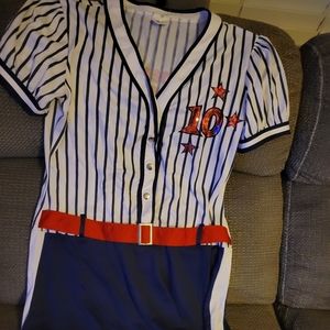 Womens baseball player dress costumes